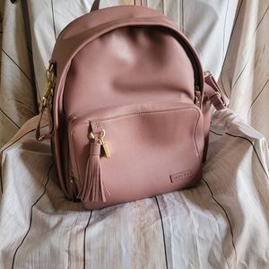 Backpack diaper bag/ dusty rose